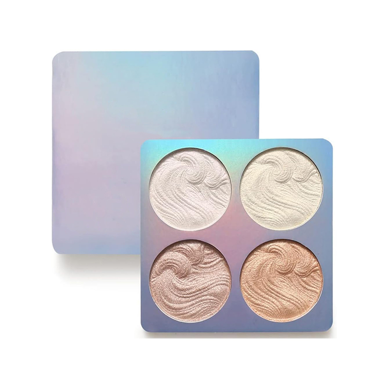 Waterproof Shimmer Highlighter Powder Palette