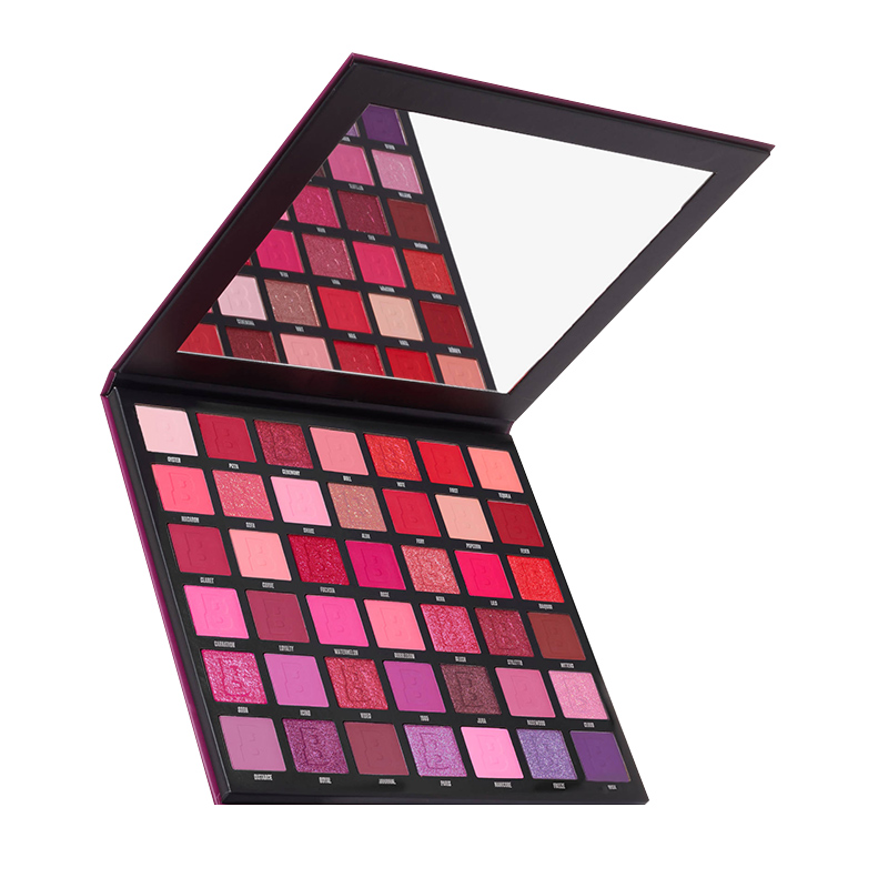 42 Colors Vegan Berry-Toned Eyeshadow Palette