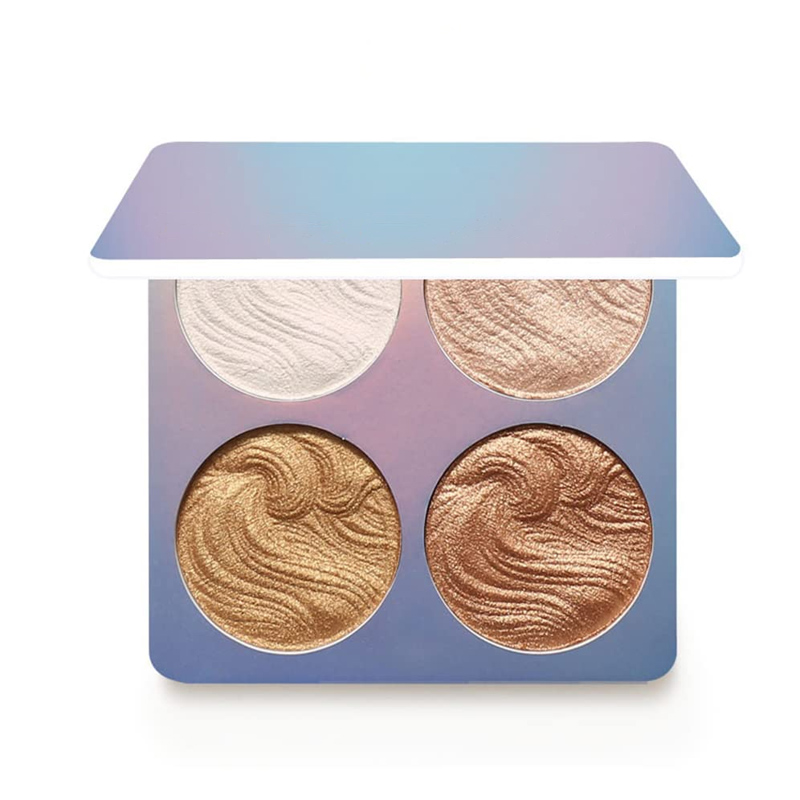 Waterproof Shimmer Highlighter Powder Palette